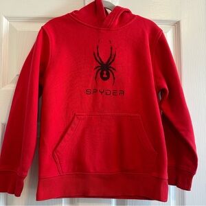 Boys Spider Red Hoodie